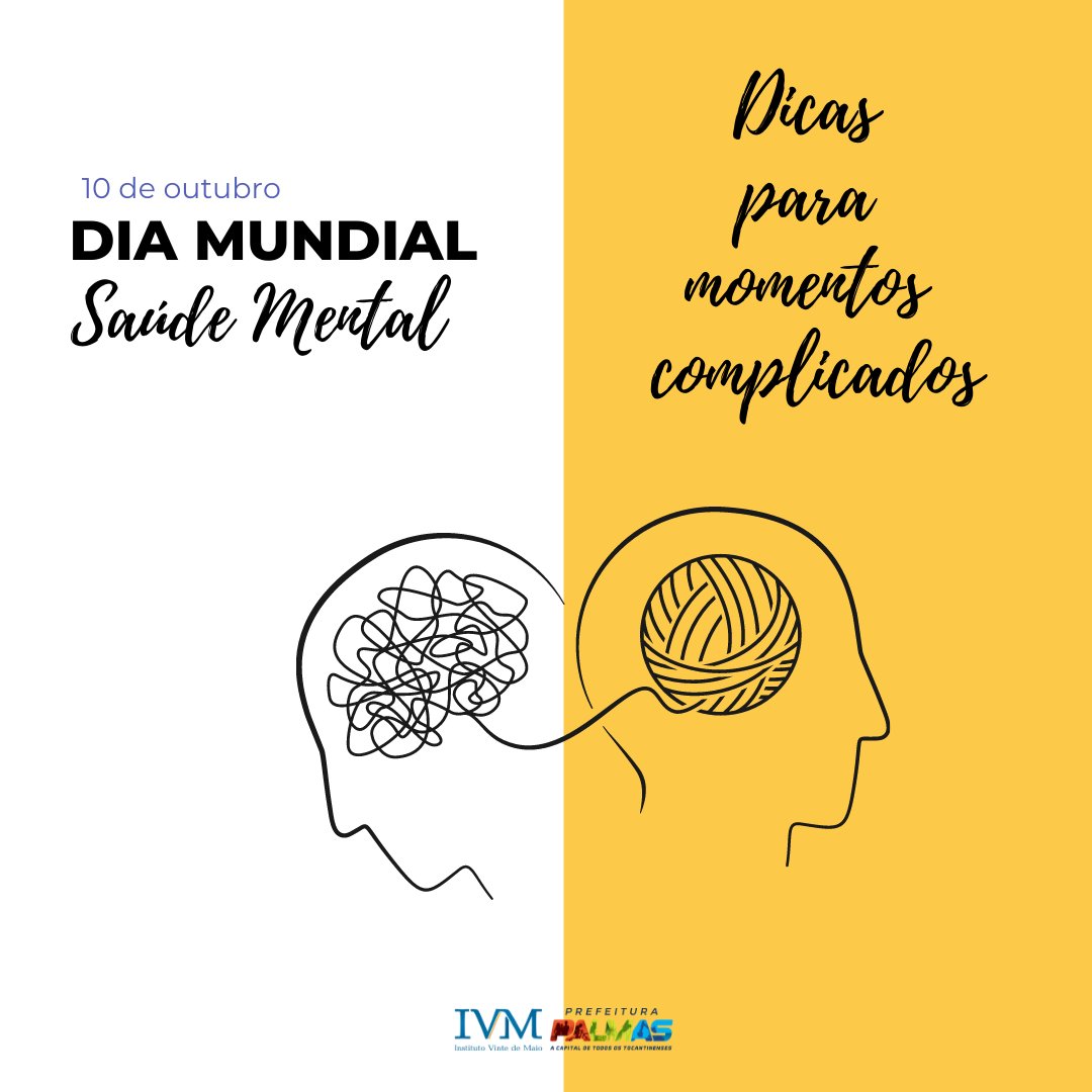 inst20demaio's tweet photo. 10 outubro | #DiaMundialdaSaúdeMental

Cuidar do corpo e da mente pode ser a combinação ideal para manter a integridade e o bem estar da vida pessoal e profissional. 

Cuide-se! Em caso de sintomas, procure o centro de saúde mais próximo de você.

#saúdemental  #prevenção #palmas https://t.co/eKHVmOJQnv