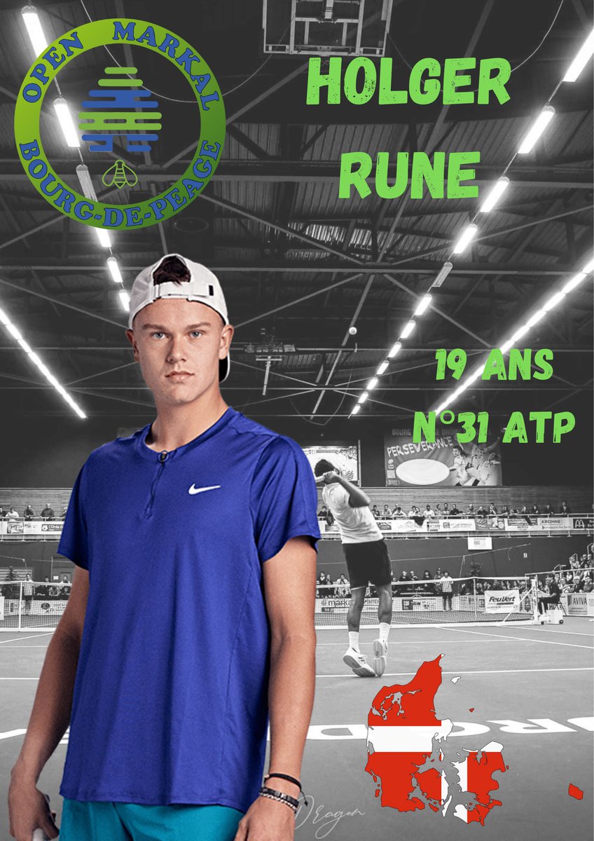 running_rune's tweet photo. Holger Rune is set to take part in @OpenTCBDP in December this year. An exhibition tournament in Bourg-de-Péage, France.

He will begin from semifinals and play his match on Dec. 10, Saturday. #OpenTCBDP. https://t.co/JQAC86eLYg