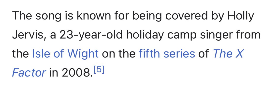 randomstuffxzxz's tweet photo. The fact this is still on Wikipedia 😭 https://t.co/jN6bfK5XZ6