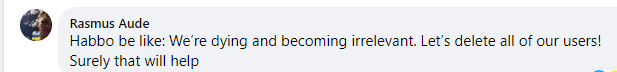 sirjonasxx's tweet photo. @HabboTea I forgot they had fb, pretty annoyed to see them shutting off the possibility for old players to come back to their account, they should know better for a game where nostalgia factor plays a role this big. Always sad to see irreversible damaging decisions being made https://t.co/S7E5AGCHeN