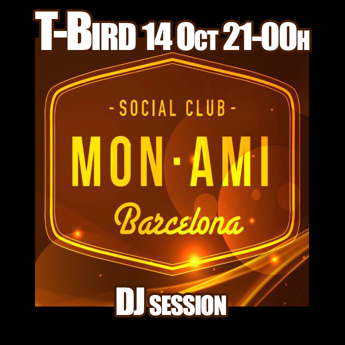 T-Bird returns to <a href="/MonAmiBCN/">Mon Ami BCN</a> this Friday. 9pm-12midnight - roll through! DJ session to get you in the mood: mixcloud.com/raymond-medwyn…