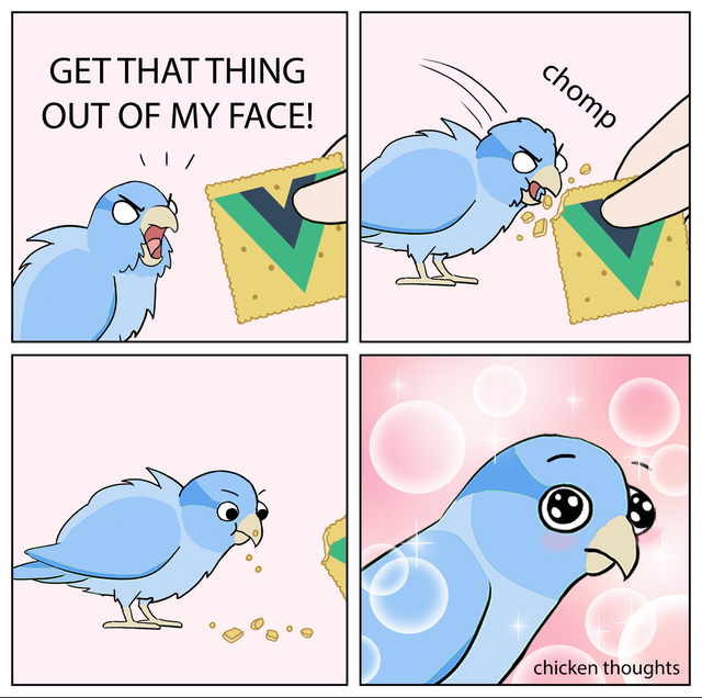 korbansoloman's tweet image. Vue is actually pretty good #softwaredeveloper