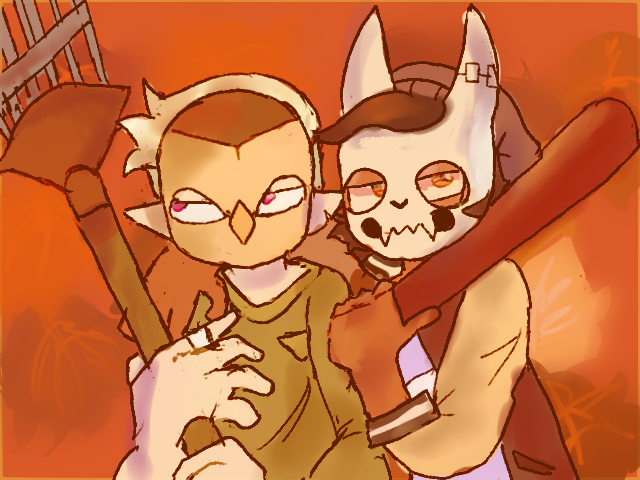 Cu3utteSint's tweet photo. un dibujo por que falta 5 diass🫢🫢 #theowlhouseseason3 #LuzNoceda #Hunter https://t.co/CB2rQlGpTr