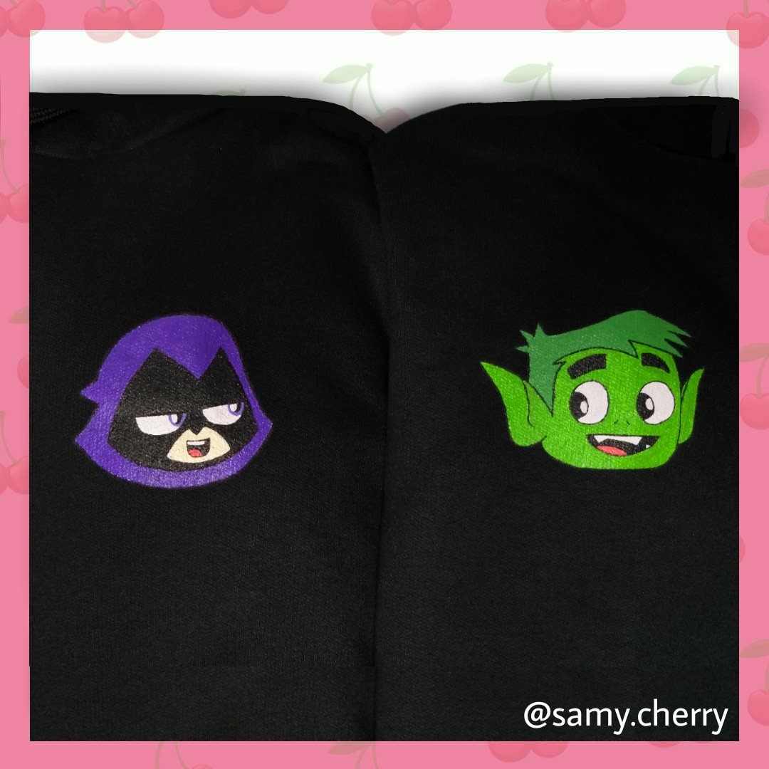 samy_cherry's tweet photo. ･.•➪ Moletons de Casal 'Ravena e Mutano' feitos a mão 💜💚

💵 | Valor: R$ 150,00 (individual)
R$230,00 (os dois juntos)

+ frete a calcular https://t.co/kLbLPEt0kJ