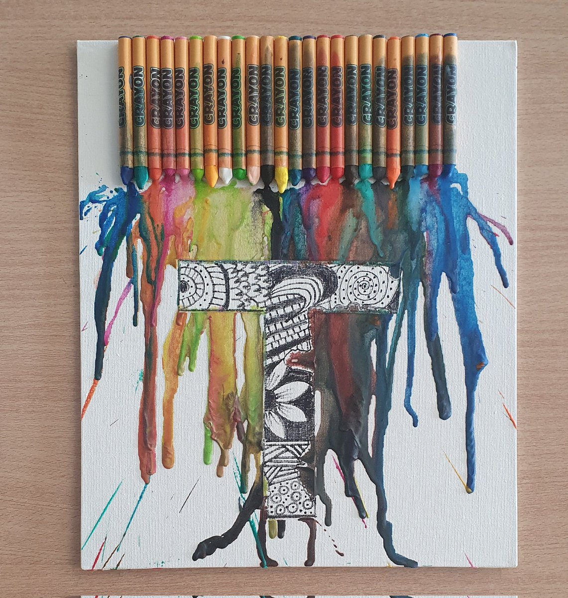 BallinamoreCS's tweet photo. TYs experimented with another craft today - Melted Crayon Canvas Art 🎨🖍Students really enjoyed working through the process as they created their pieces. Thank you to Taragh from The Craft Cabin for facilitating the workshop. #art #crafting #transitionyears https://t.co/iO6ieKm6pG