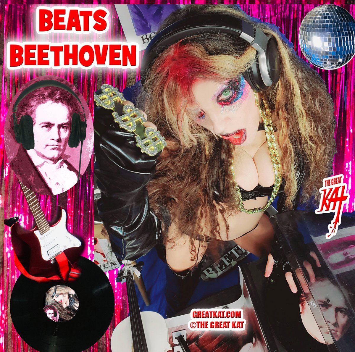 greatkatguitar's tweet photo. #NEWALBUM “BEATS #BEETHOVEN” 9-Song CD Album (10 Min) by THE GREAT KAT! GET YOUR SIGNED CD at https://t.co/bKbfDX8TXa
9 Tracks of #Classical #Dance #Beats: #Disco, Shuffle, Hustle, Waltz, #Techno, #EDM, Can-Can and more all shredded by The Great Kat! Let the #FISTPUMPING BEGIN! https://t.co/6rkLRIlUb7