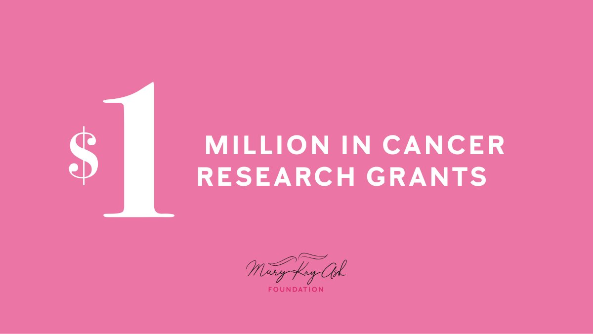 marykaycares's tweet photo. We are pleased to announce $1 million in grants awarded to ten researchers who are conducting groundbreaking research in cancers that primarily affect women from the country’s top cancer research institutes and universities. #EliminateCancer https://t.co/huTufa5EqL