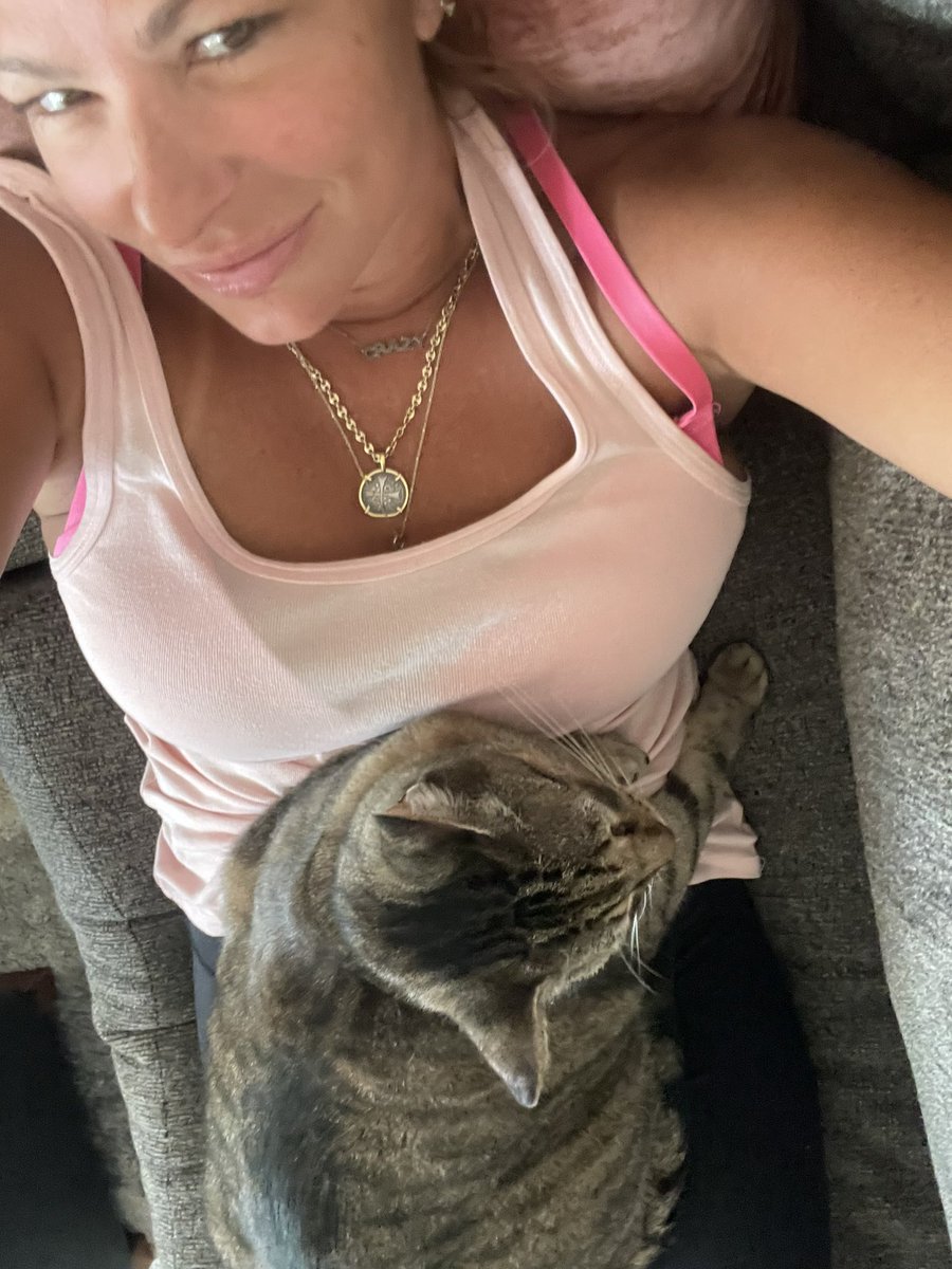 ambercampisi's tweet photo. Back home with this cuddle 🐱 #devilkitty #catmom #roguebunnies https://t.co/e4uyZdaOYC