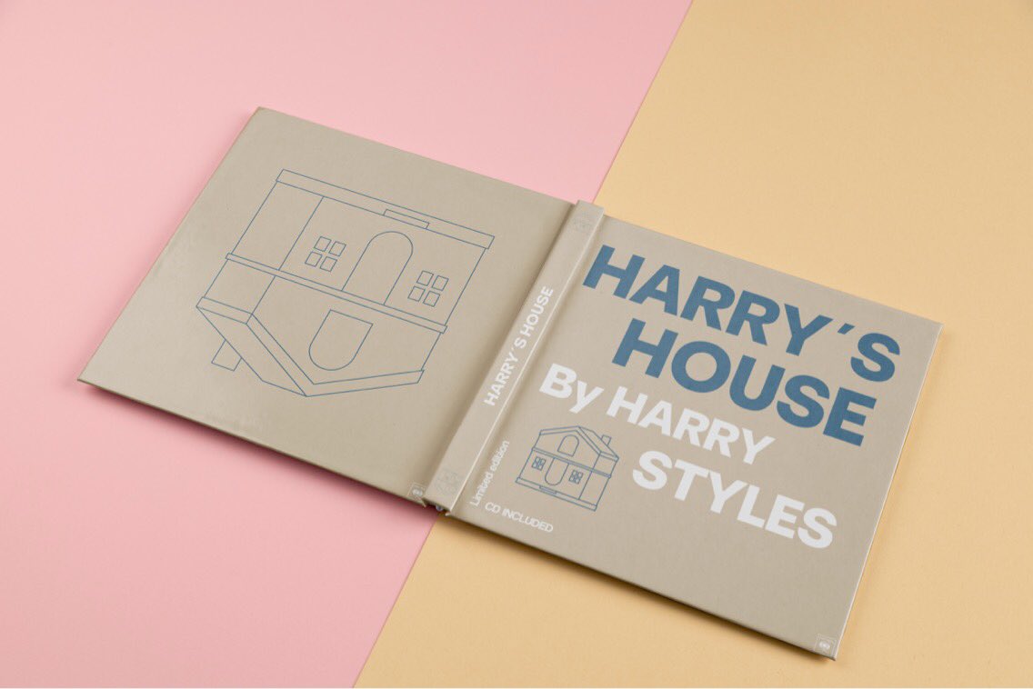 copyesny's tweet photo. harry's house, limited edition book design (made by me) 🫧 https://t.co/7j42kO24h8