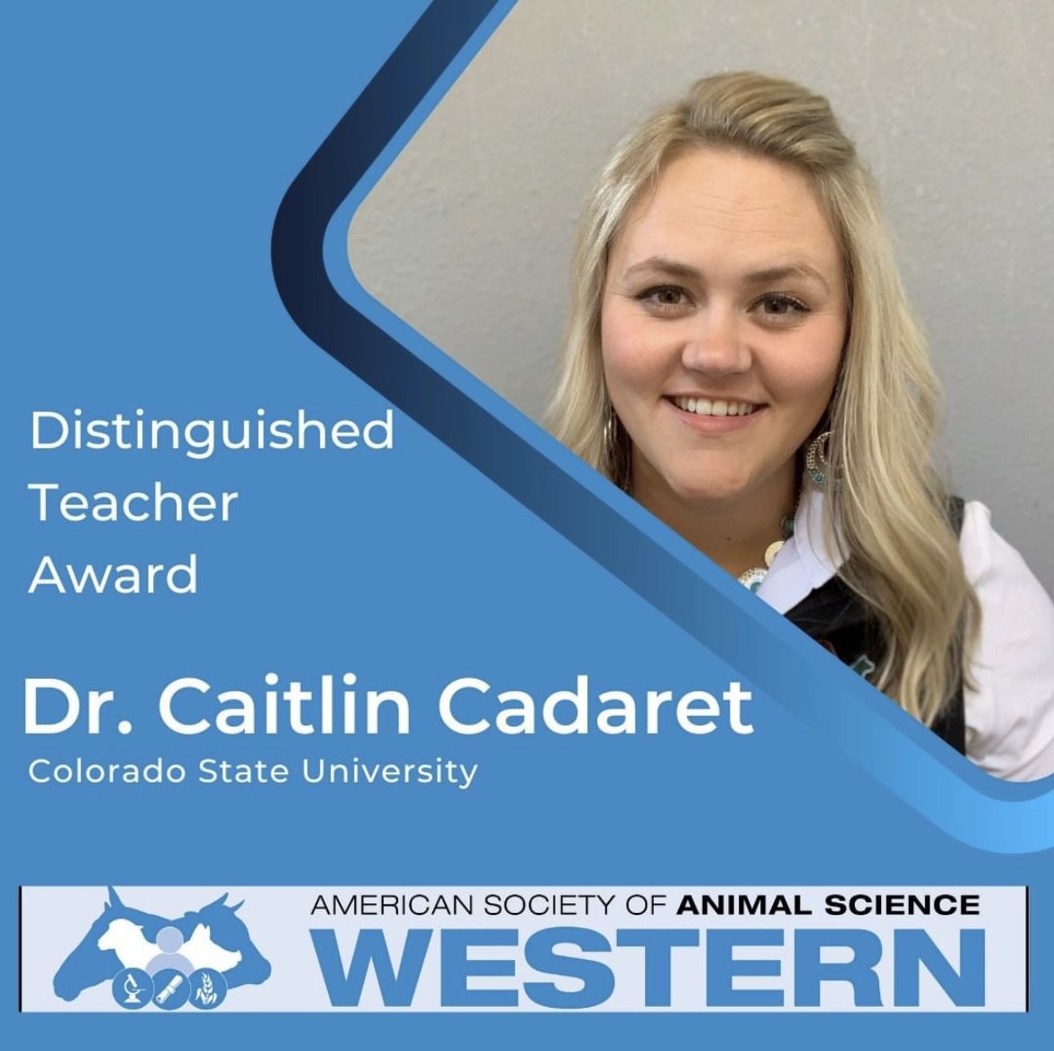 This was quite the honor. Thanks <a href="/CritterChatter/">American Society of Animal Science</a>!