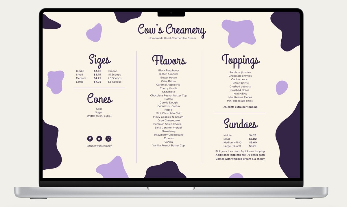 JenSpenceDesign's tweet photo. Day 43/100 of #DailyUI - create a food menu. #dribbble #uidesign #graphicdesigner #100daychallenge #userinterface #uxdesign #figma #webdesign https://t.co/hwq6Fk2qMu