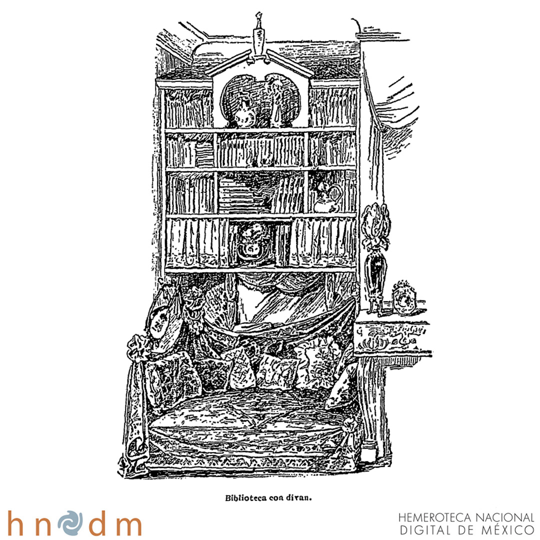 IIBUNAM's tweet photo. ¿Te imaginas una biblioteca con diván? 📚🛏😍

#UnDíaComoHoy, 13 de octubre, de 1901, publicó la imagen de una "El Mundo Ilustrado". 📰

Para más notas curiosas #ConsultaLaHNDM en https://t.co/VqDqB6gsmE. 😉 https://t.co/S4ypUG9Ykl