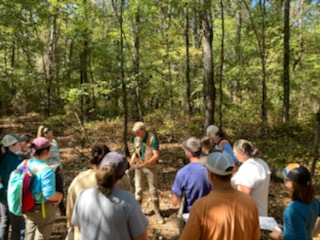 wetlandsoil's tweet photo. Outstanding #hydric #soil workshop with @swsscc and meeting hosted @HardingU!
Special thanks to Dr. Ruhl from Harding's Gilliam Biological Research Station for field sites and all participants @SWS_org https://t.co/hMrPCwX03N