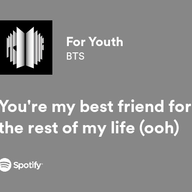 thisongforyou's tweet photo. ♡︎ 24- For Youth (BTS)
De: @yoongirIfriend 
Para: @rarekimtae ♡ https://t.co/S3FVHgnRJs