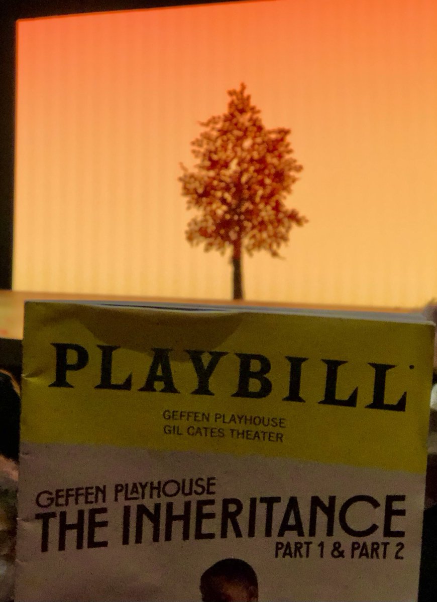 Spent much of the weekend at the ⁦@GeffenPlayhouse⁩ savoring the brilliance that is THE INHERITANCE — easily one of the best pieces of theatre I’ve ever seen. It’s hard to imagine sitting through a 6-hour play & still wishing there was more… but there we are. #LAthtr