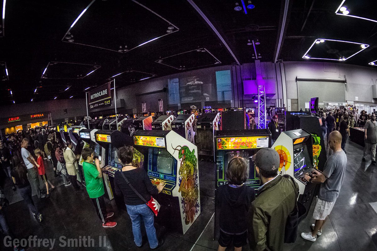 RetroGamingExpo's tweet photo. Always one of the most popular parts of our show, the Retrocade is back and better than ever.  No quarters required, all games are free to play. https://t.co/rezJlB7Wwn