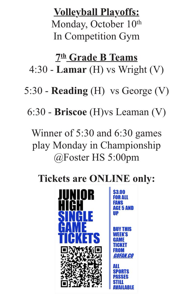 Good Luck to our 7B & 8B @RJHlonghorns VB teams today in the playoff! Go get em girls!! Go LONGHORNS! 🏐🐮🏐