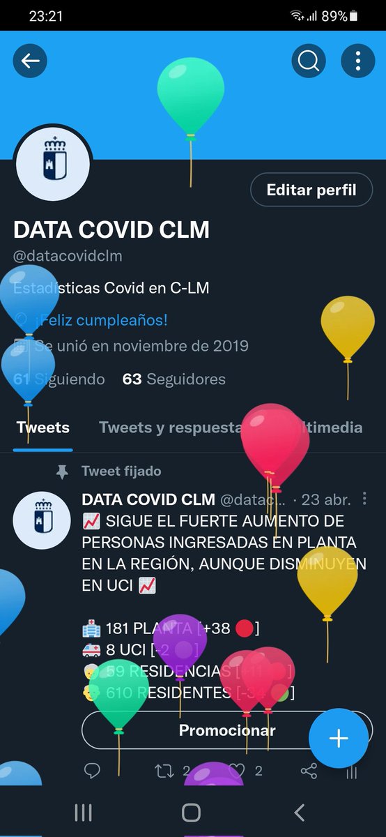 datacovidclm's tweet photo. Otro año más superado!!! 💪💪💪 https://t.co/8adJenvNzK