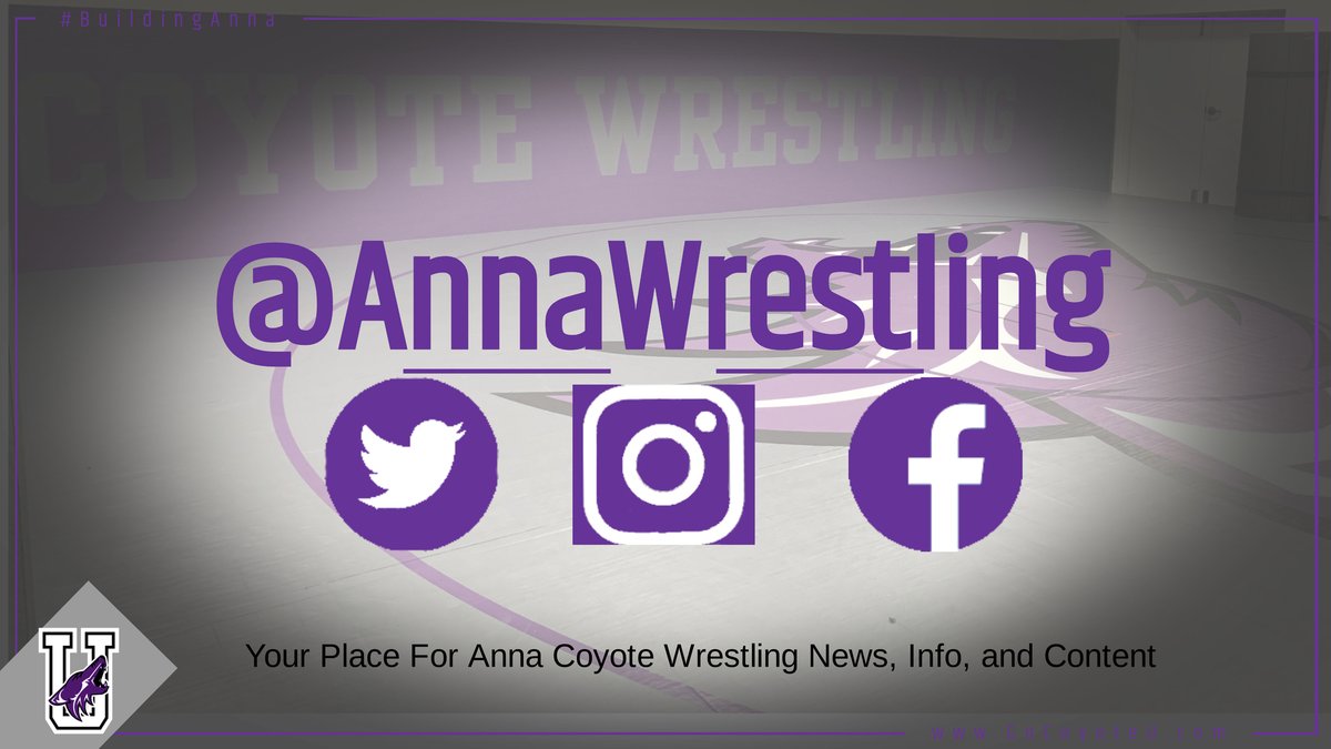 ANNAISDSports's tweet photo. Keep up with Coyote Wrestling by following our team on social media
#BuildingAnna
#CU
@annawrestling https://t.co/g5njoC0IgO