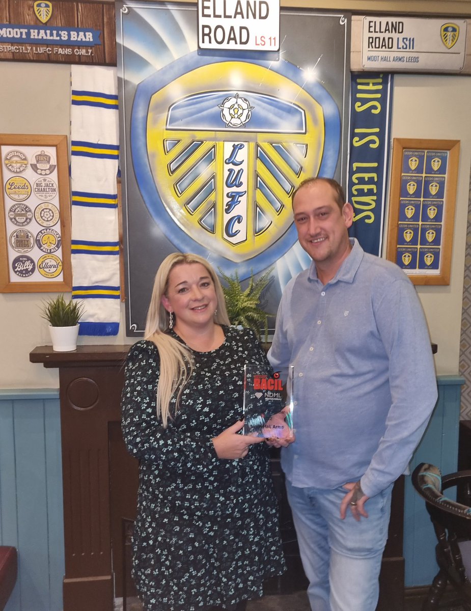 Themoothallarms's tweet photo. Tonight we won best National Chain bar at the BACIL Awards 👏
Well done team Moot 👏
ALAW
#Leeds #BACIL #LUFC https://t.co/Llnzhriyq1