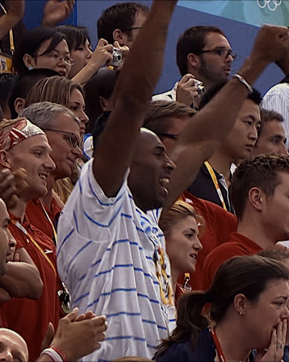 netflix's tweet photo. The Redeem Team losing their minds watching the U.S. Women’s Gymnastics Team is all of us every Summer Olympics. https://t.co/wX5ZMjVMhI