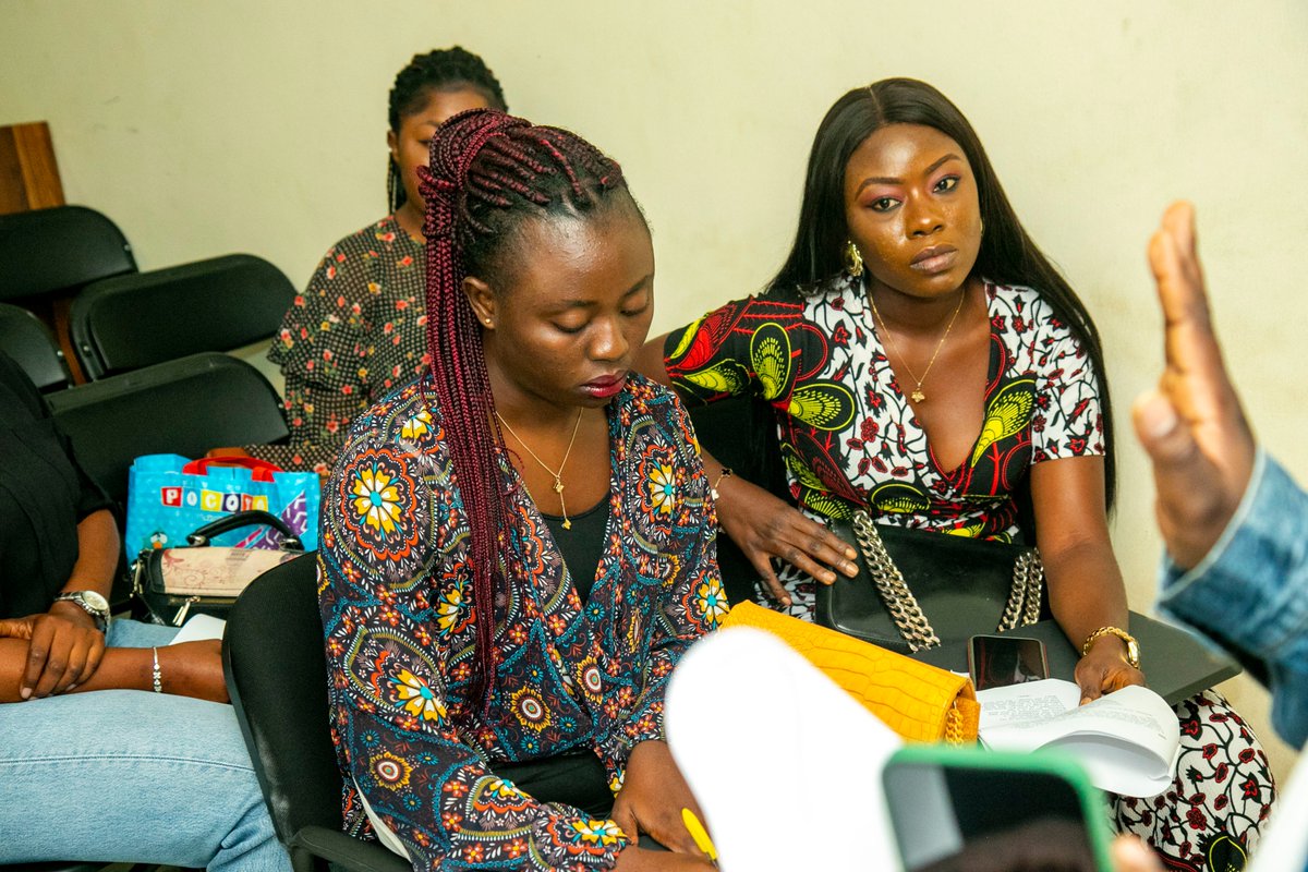 girlsvoices1's tweet photo. Our Girl Nation Abuja cohort at the Auditions for the short film, 'The Burial of All Women'. Curious about the impact of the Auditions? Watch our short film, 'The Burial of All Women' soon on our YouTube channel. #BOAW #TheBurialOfAllWomen #GirlNation #PISCCAFund #WIFFEN https://t.co/JnkUNQ8A7H