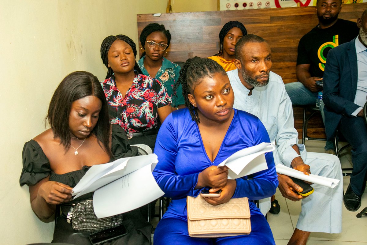 girlsvoices1's tweet photo. Our Girl Nation Abuja cohort at the Auditions for the short film, 'The Burial of All Women'. Curious about the impact of the Auditions? Watch our short film, 'The Burial of All Women' soon on our YouTube channel. #BOAW #TheBurialOfAllWomen #GirlNation #PISCCAFund #WIFFEN https://t.co/JnkUNQ8A7H