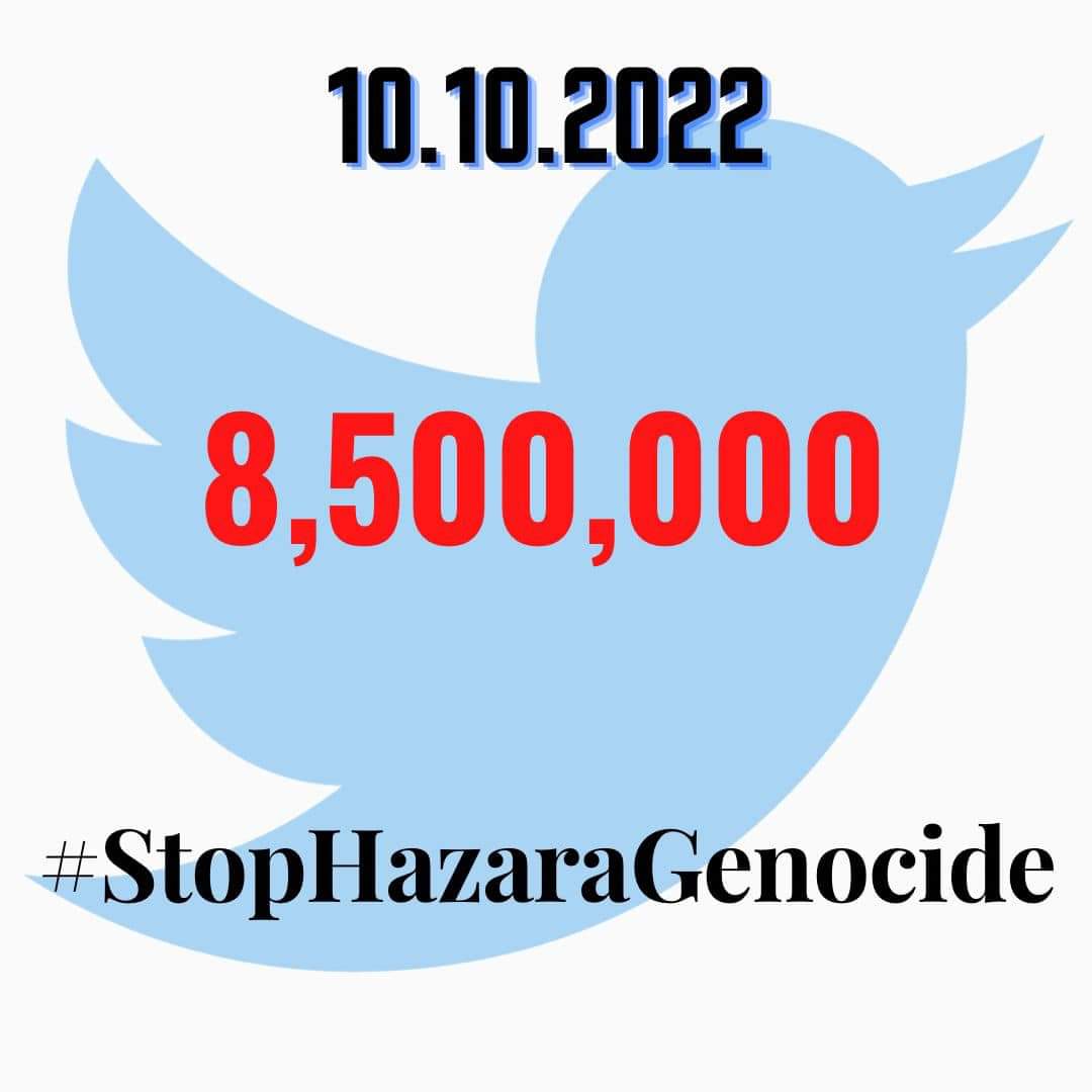 farsitribune's tweet photo. We never get tired.
One step to ten million.
#StopHazaraGenocide https://t.co/3aAYVXf89e