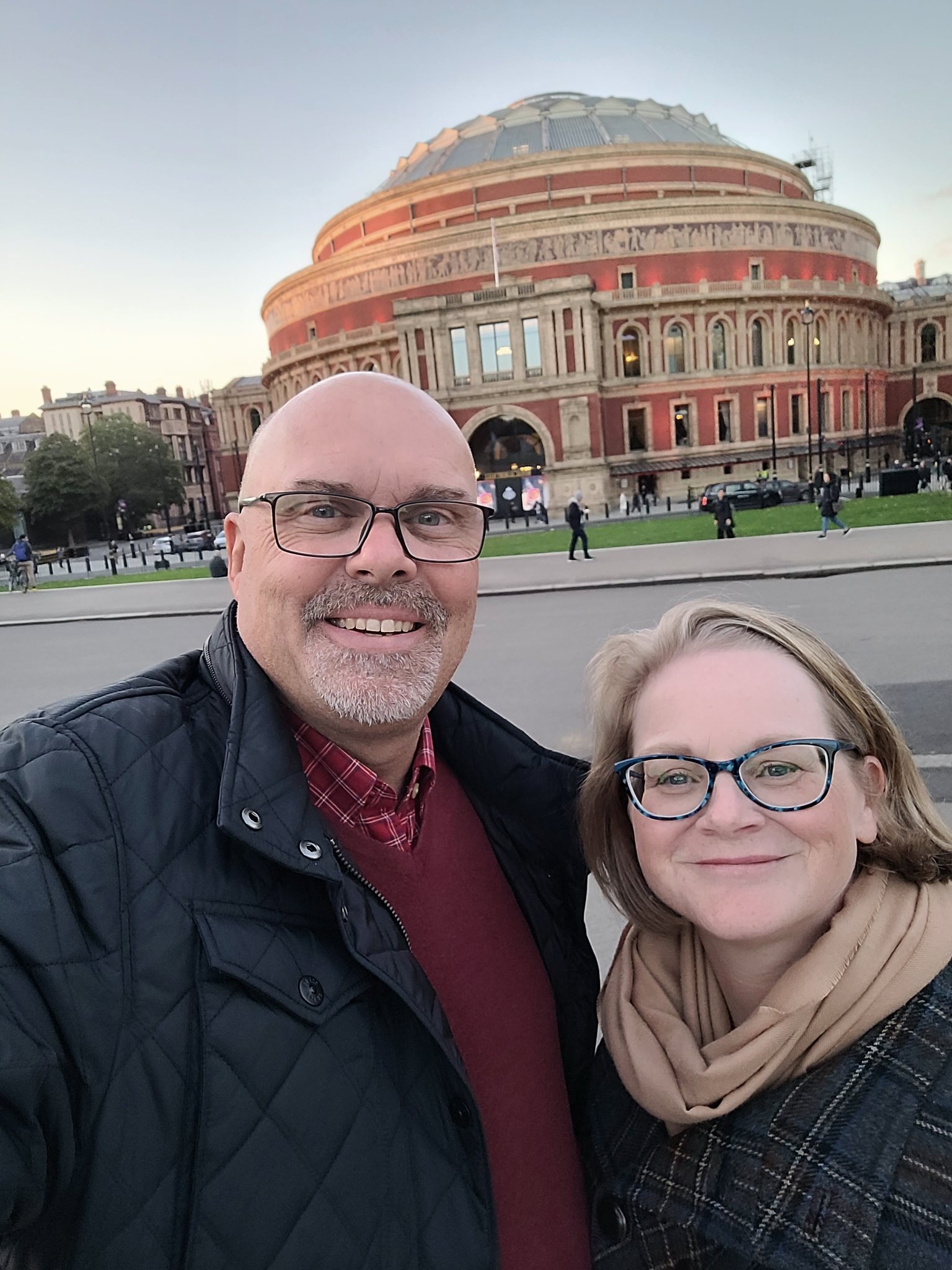 At the Royal Albert Hall for Lisa\s birthday. What a spectacular place. Happy birthday sweetie x 