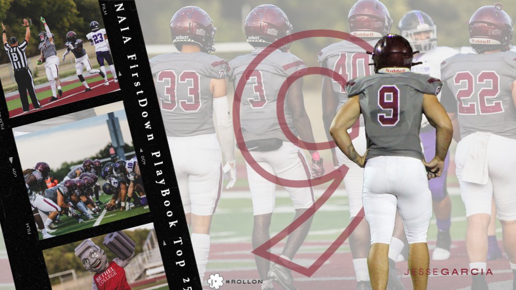 .<a href="/Threshers_FB/">Bethel College FB</a> is in at #9 in the latest NAIA FirstDown PlayBook Top 25 Poll. This is Bethel's highest ranking in the NAIA's current one division model which began in 1997.  NAIA Release: bit.ly/3fUmR0z   #RollOn #WeAreThreshers #FatherAbraham