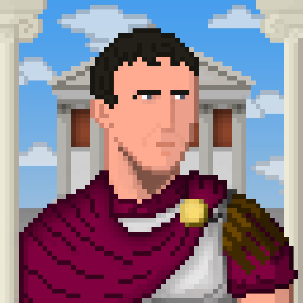 As you might have noticed, we are very absent these days

We apologize! We're going through some busy times😅

Yet, you can place an offer on any PixelRoman you want and we'll gladly welcome you

PixelRoman#81 will be taking care of the Empire:
opensea.io/assets/matic/0…