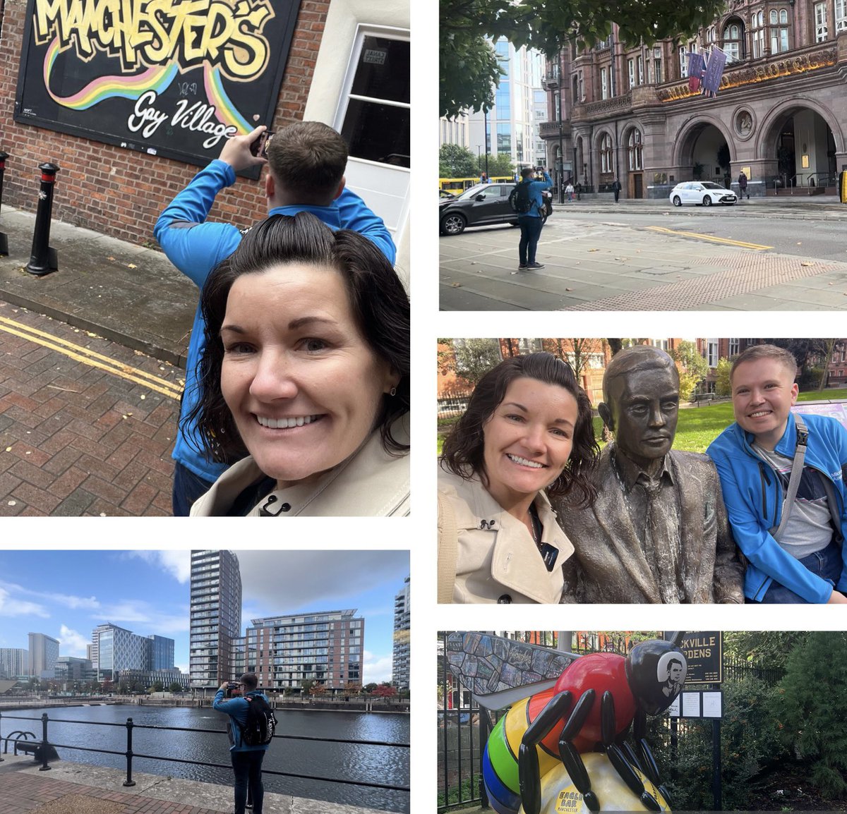 Behind the scenes pics of our day out filming across Manchester for #MSIgnite. <a href="/Adamj89/">Adam J</a> and I exploring the exciting and diverse history of the region. <a href="/msdevUK/">Microsoft Developer UK</a> 

So excited about the rest of this week and bringing one of the biggest <a href="/Microsoft/">Microsoft</a> events to my home city.