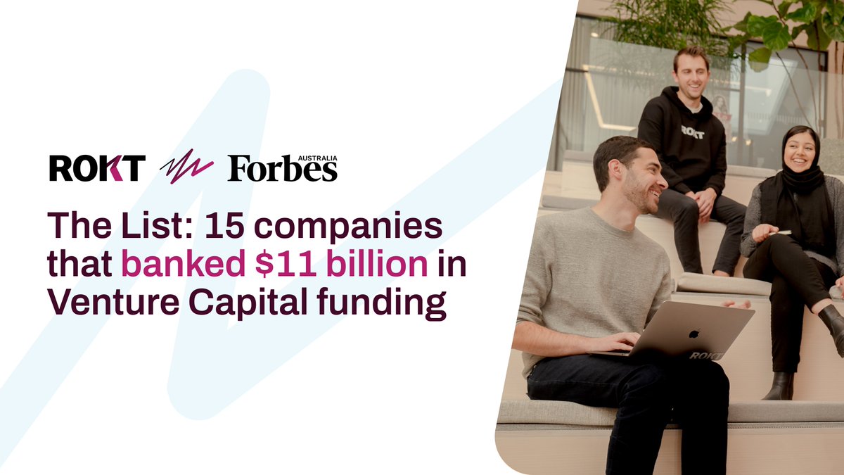 Australia has hit a record year for venture capital, and Rokt is excited to be a part of it. In the past year, 709 deals were closed totaling more than $10.55 billion. Check out the full list of changemakers from Forbes Australia → forbes.com.au/lists/companie…