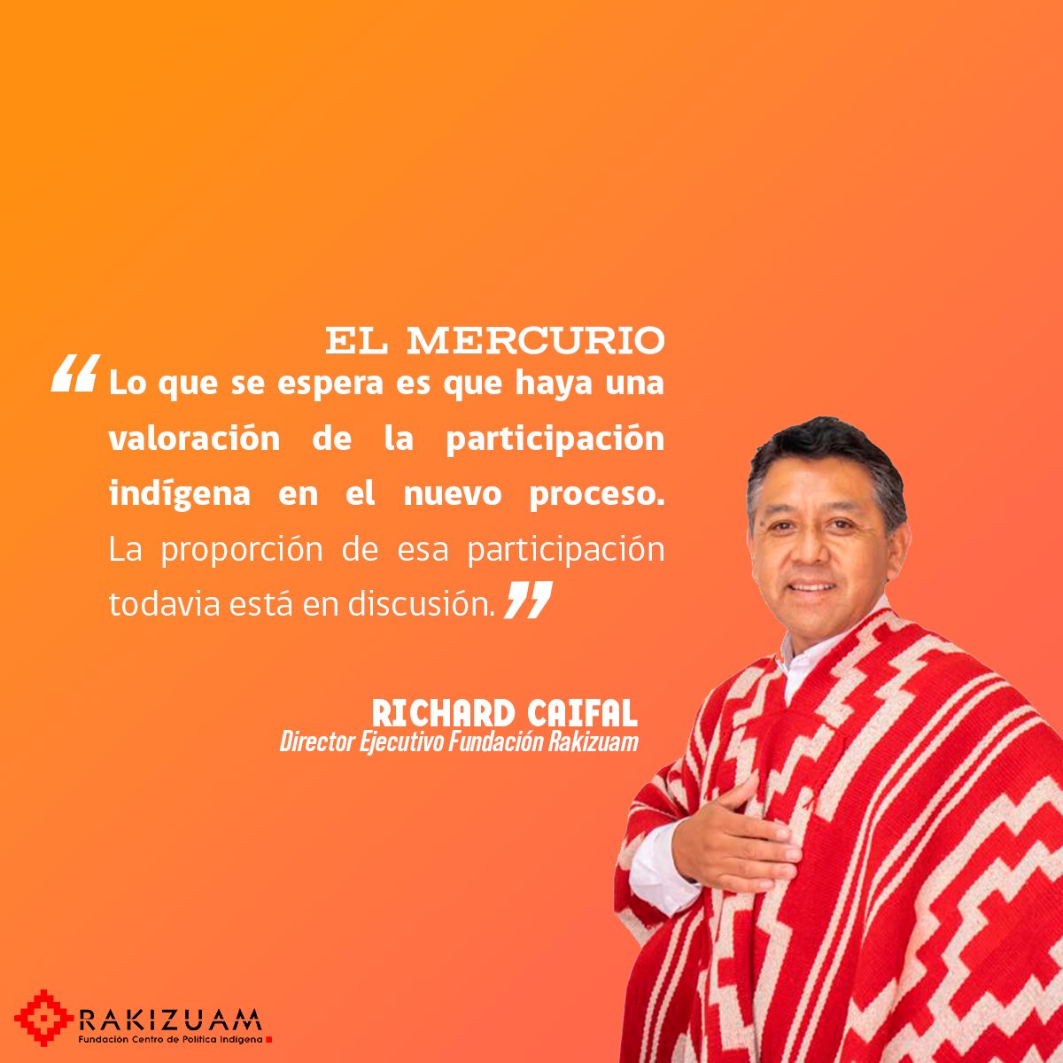 Lee a nuestro director ejecutivo en El Mercurio sobre materia indígena.
