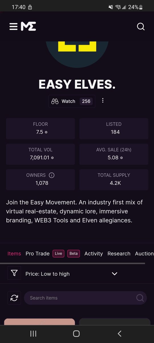 CryptoM01338522's tweet photo. @EasyElves @MagicEden @SolBulletin @solana 

Seems like only 20 mins ago we had 34 listed under 8 SOL, Now we only have 27 listed under 9 SOL, Easy elves floor is on a steady rise! Fomo is real! https://t.co/EU4uqsewfP
