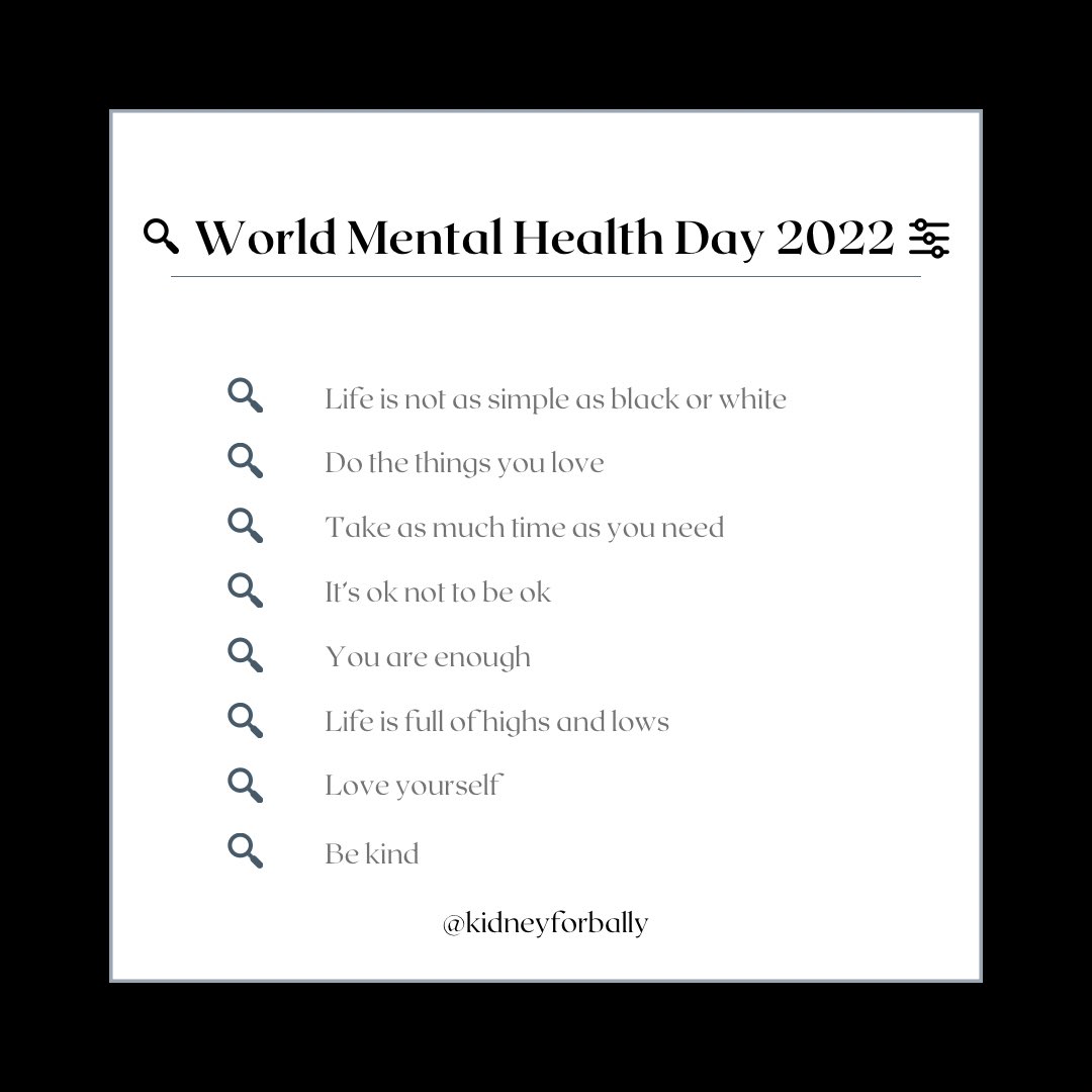 World Mental Health Day 2022