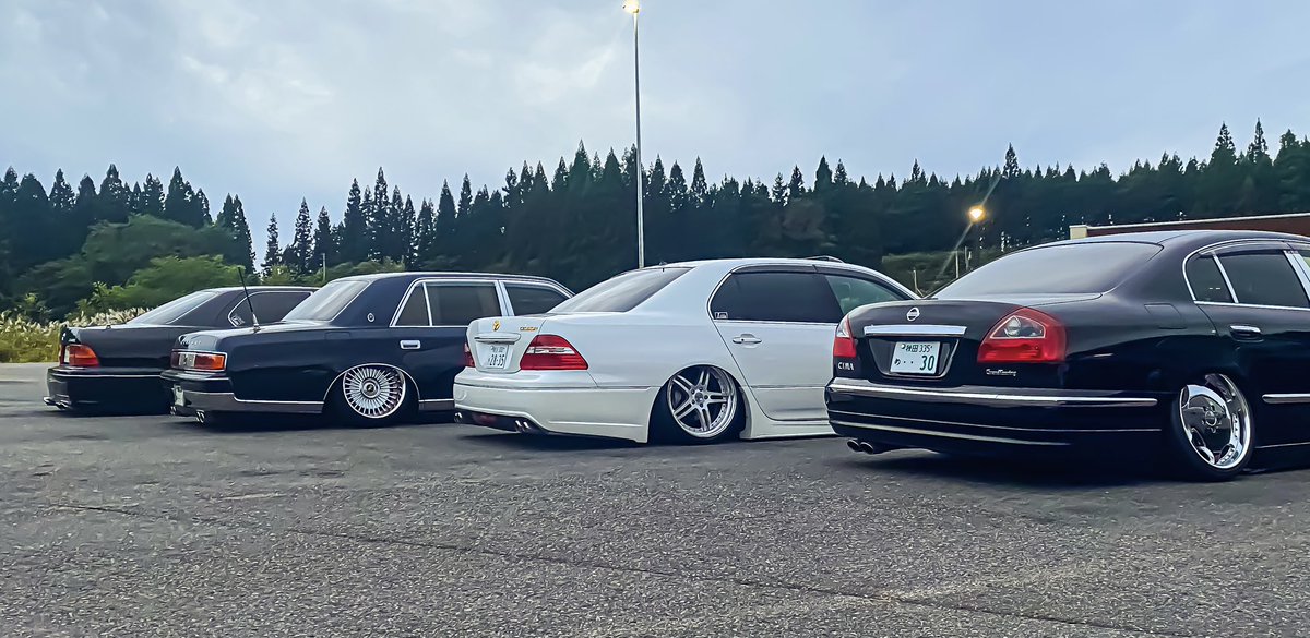 M_Afufu's tweet image. 日曜はありがとうございました😊
桜庭さん納車おめでとうございます🎊
 #1NESS
  #20セルシオ
 #50センチュリー
 #30セルシオ
 #50シーマ