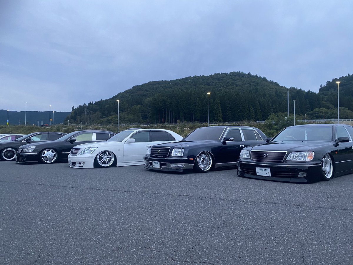 M_Afufu's tweet image. 日曜はありがとうございました😊
桜庭さん納車おめでとうございます🎊
 #1NESS
  #20セルシオ
 #50センチュリー
 #30セルシオ
 #50シーマ