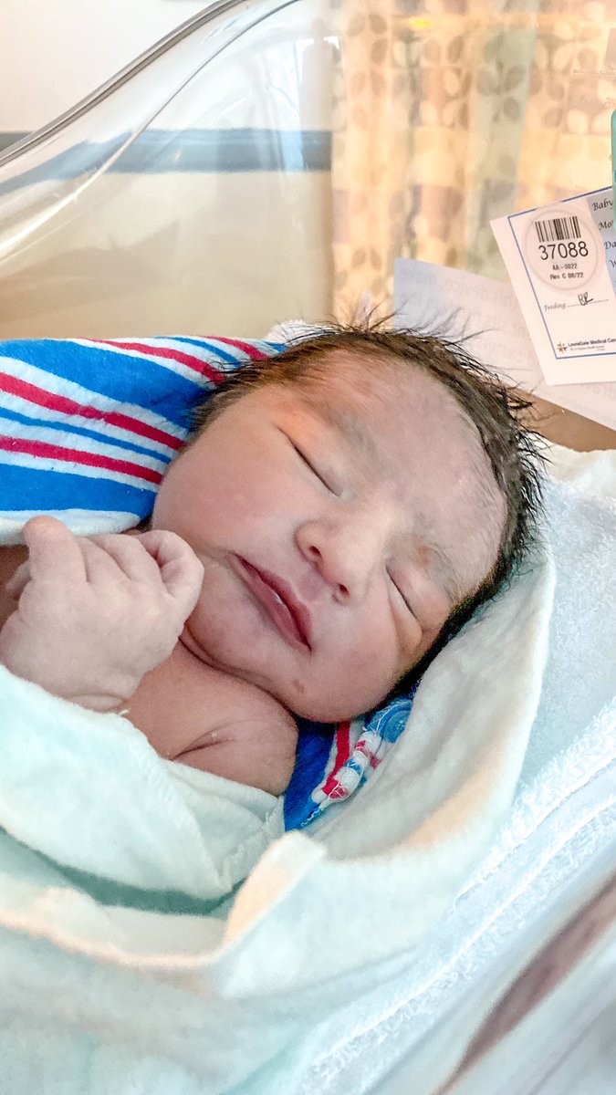 Meet the newest Thunderdomer! Everett Graham. Our first grandchild. <a href="/MikeTaylorShow/">Mike Taylor</a> <a href="/biggestpuma/">Sam Freas</a> #officalhebtruckdriverofthunderdome
