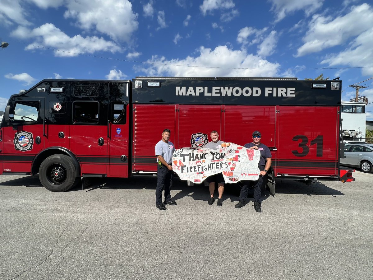 mrh_ecc's tweet photo. Thank you Maplewood Fire Department for visiting and supporting us as we completed a fire drill in conjunction with Fire Prevention Week. Thank you for your service to our community! #bebright #graceandgratitude https://t.co/kwsRfZS2oo