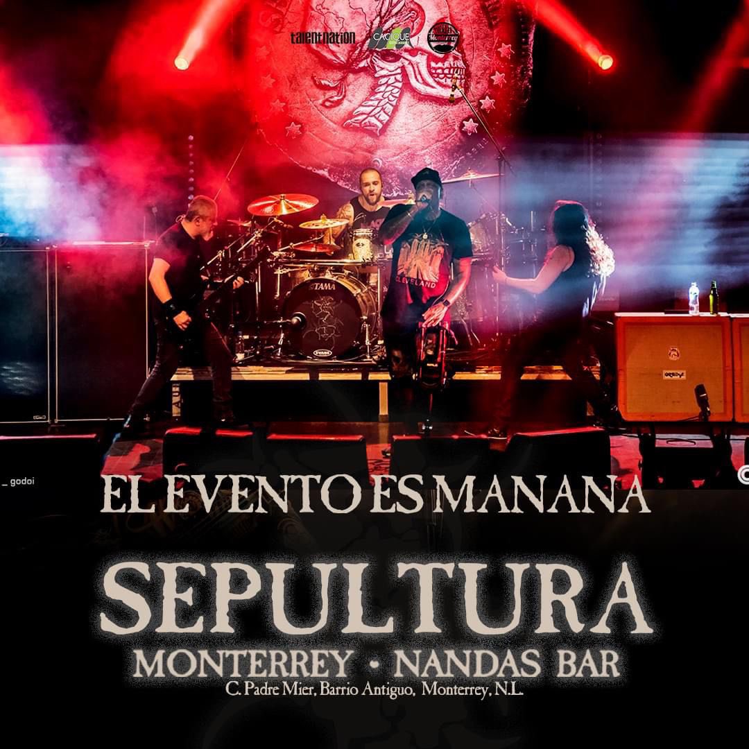Nos vemos mañana martes 11 de octubre abriendo el show de <a href="/sepulturacombr/">SEPULTURA</a> junto a @SpitOnYourGrav2 en Monterrey.