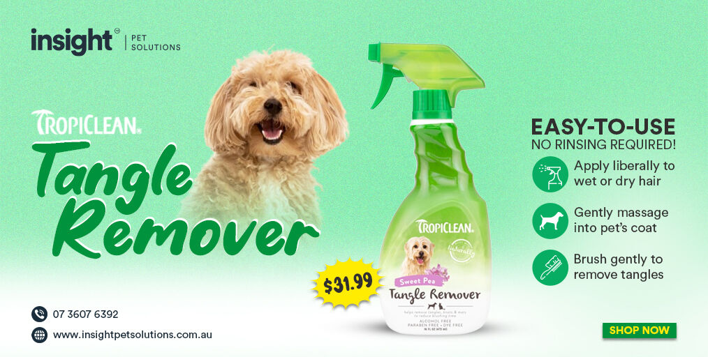 insight_pet's tweet photo. Free all the tangles from your #furballs and make them look even more cute. #Tropiclean Tangle Remover Spray! Check out more products on our site.
Visit: https://t.co/2kv9xOPEki
#easytouse #puppyhaircare #tangleremover #dogspray #pawsome #dogcare #paws #insightpetsolutions #AUS https://t.co/teiRIbeuP0