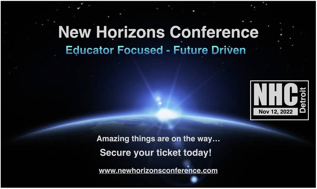 NewHorizonsSB's tweet photo. Hey Teachers! This is just for you! The New Horizons Conference! Check it out! https://t.co/Xqj4fzOQy5  #NHCEdu Join the community today! https://t.co/nxCV7mS2xx