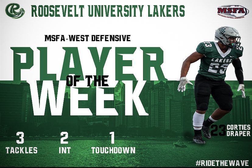 Roosevelt University Football tweet media