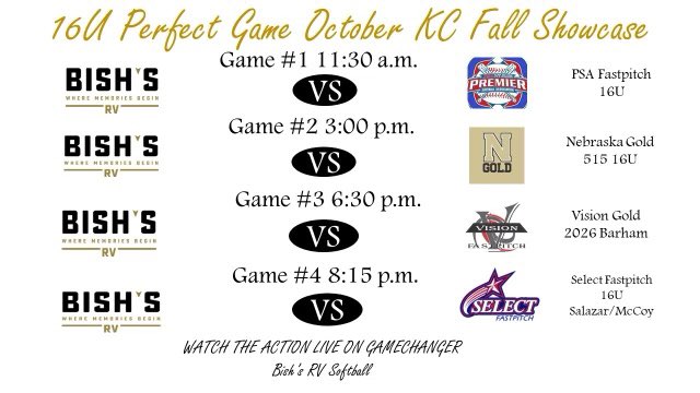1st tourney of the year is this weekend in KC for the KC Fall Showcase. Last year we brought home the 🥇in the premier division. Now we look to repeat in the elite division. Game 1 is Saturday @ 11:30. Games are @ Blue Valley Sports Complex @PGMidwest