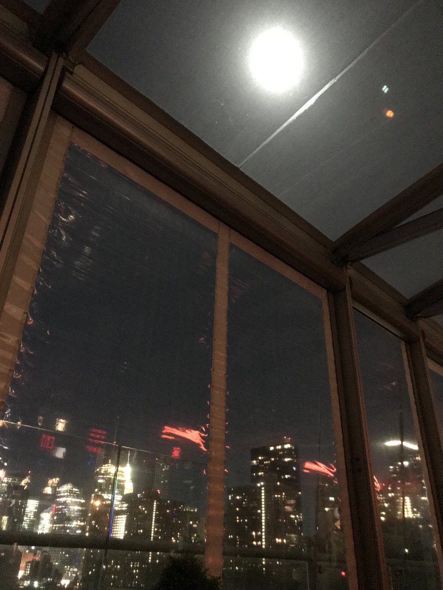 tanavip's tweet photo. NY Day 4 Dinosaurs, discovering downtown and more drinks :)(That’s not a flash bulb but the actual Moon!) https://t.co/ZhoJ11oZmR