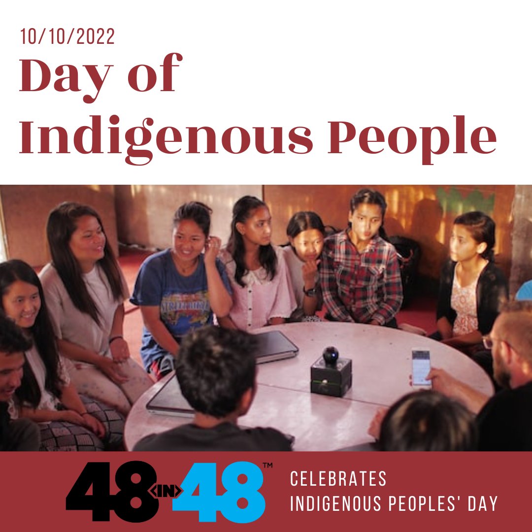 48in48org's tweet photo. 48in48 celebrates Indigenous Peoples' Day!
Indigenous Peoples’ Day celebrates, recognizes, and honors the beautiful traditions and cultures of the Indigenous People, not just in America, but around the world.
#48in48 #ItsOurCode #48in48glo22 https://t.co/8gw9xinVAU