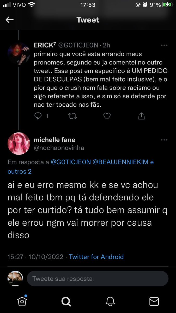 tododiablink's tweet photo. curtindo post racista e transfobico, tododiaarmy? https://t.co/z7zVEnrKKC