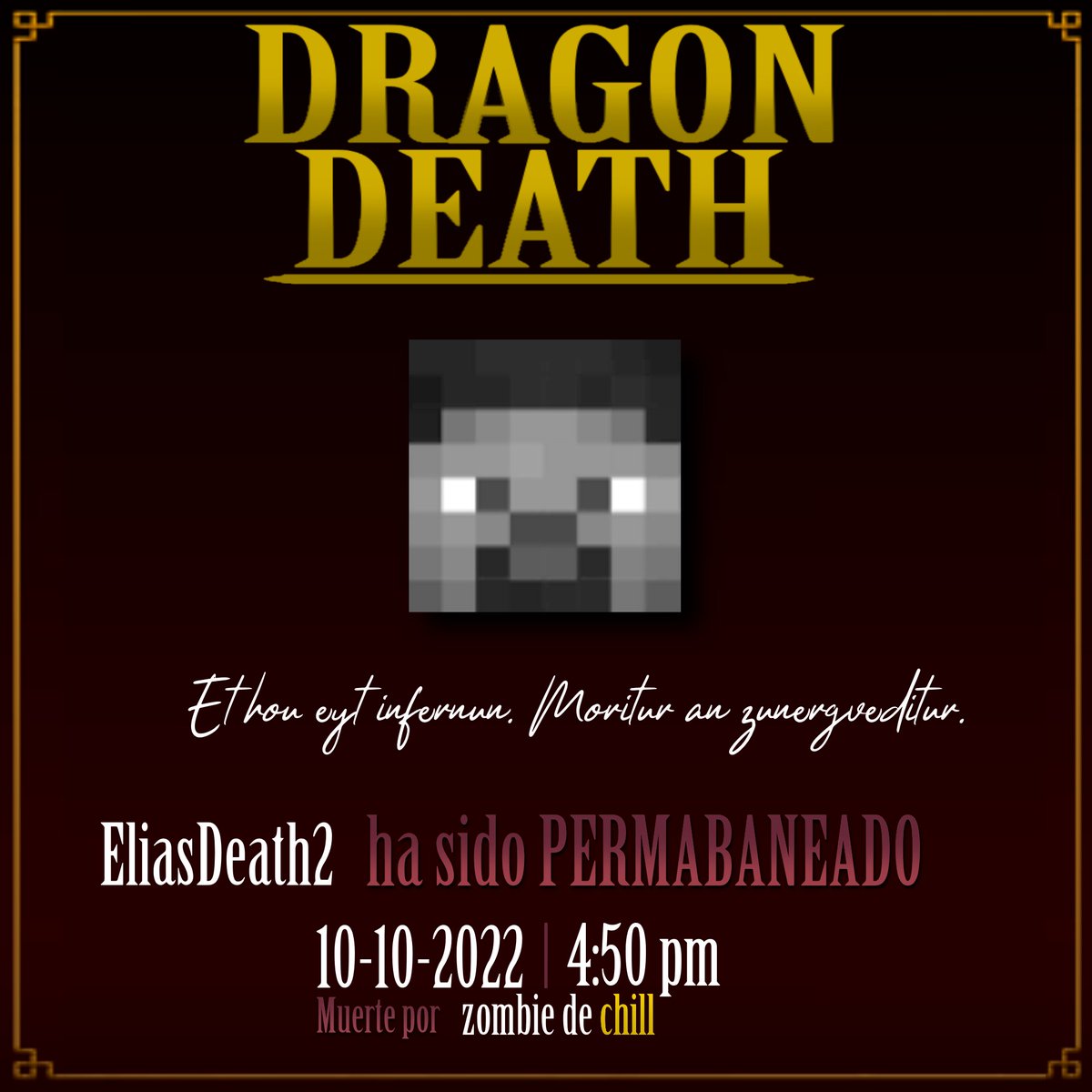 DragonDeath 5 (Permadeath fan server) tweet media