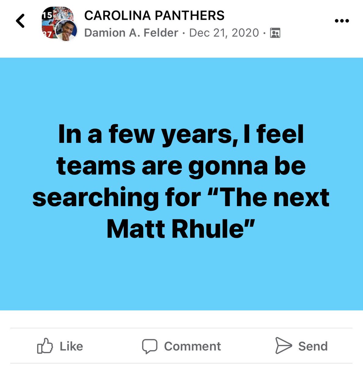 Delusional Panthers Fan 🐈‍⬛ tweet media